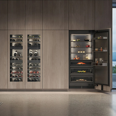 Gaggenau Vario Kältegeräte Serie Expressive — архитектурная холодильная система премиум-класса