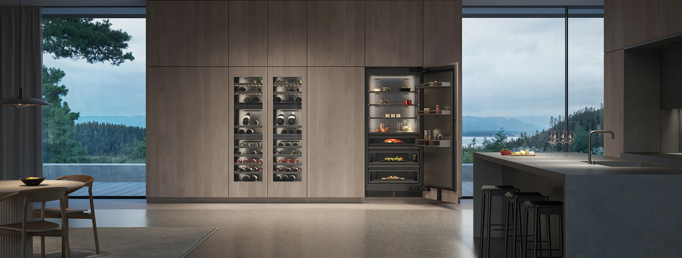 Gaggenau Vario Kältegeräte Serie Expressive — архитектурная холодильная система премиум-класса