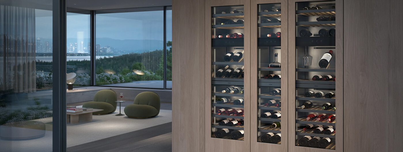 Винные климатические шкафы Gaggenau — идеальные условия для хранения вина